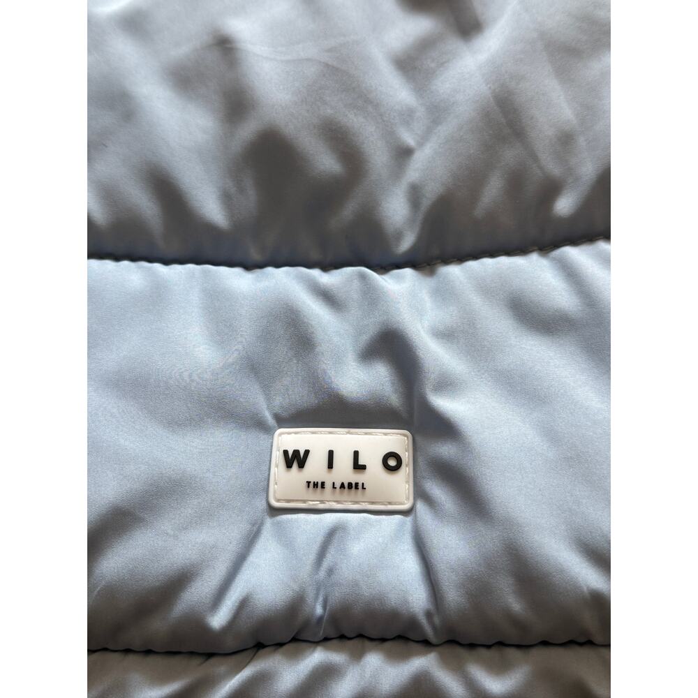 WILO The Label Light Blue Quilted Puffer Tote Bag - Picture 2 of 15